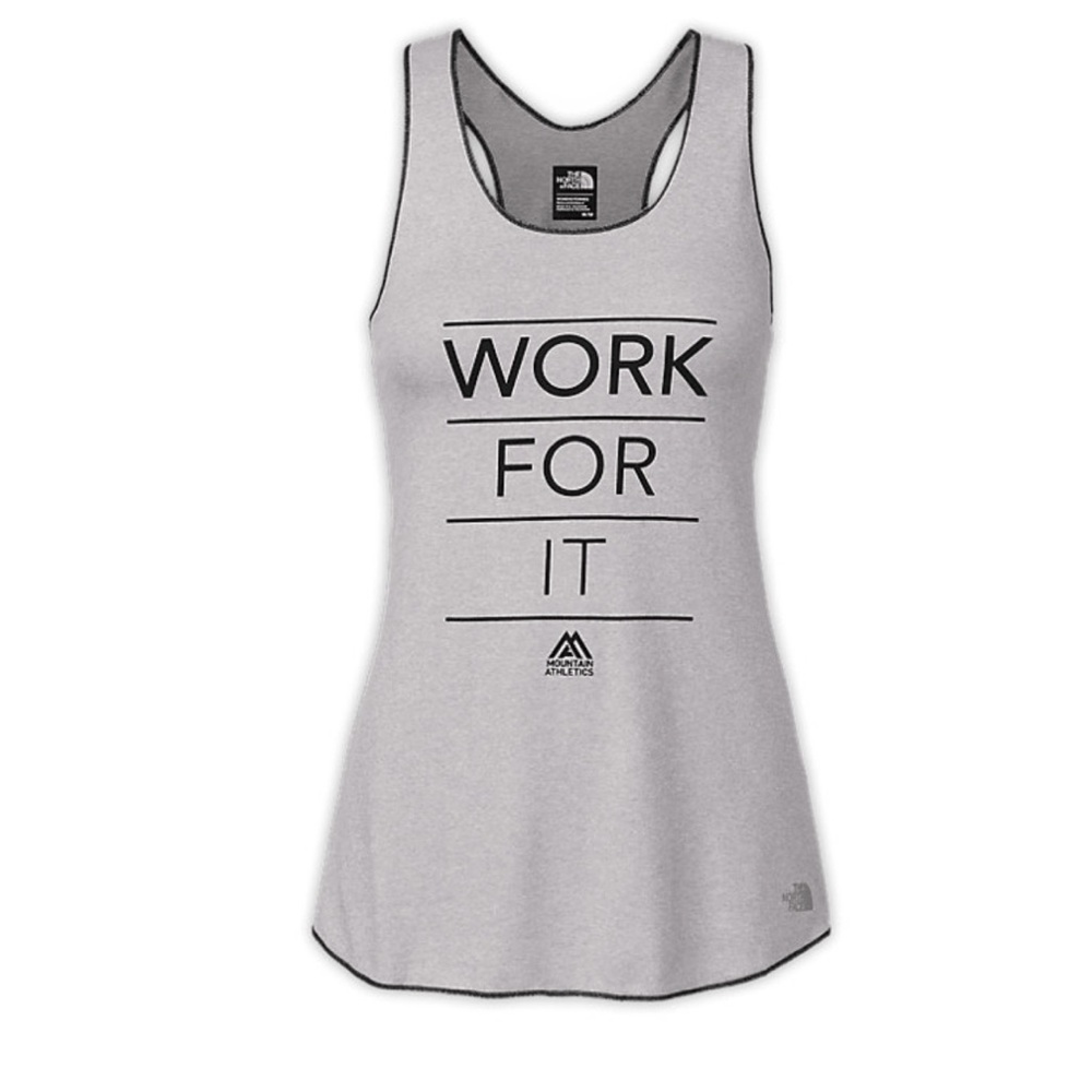 The North Face Graphic Gray Tank Top Relaxed Fit